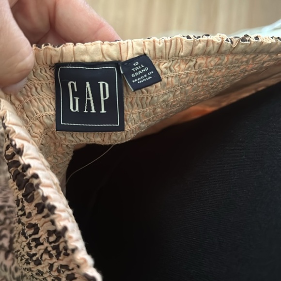 NWT GAP Tiered Cami Leopard Print button down Women's Dress with pockets Size 12 - Picture 10 of 15